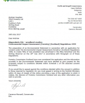 Kippendavie Consent Decision Covering Letter